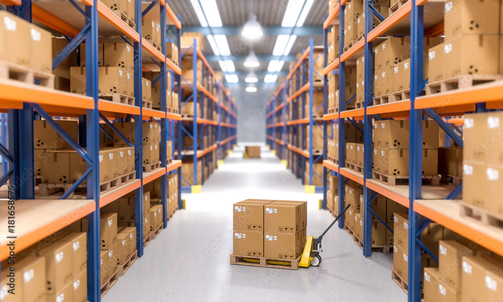 warehouse indoor view